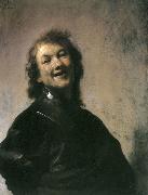 REMBRANDT Harmenszoon van Rijn, Rembrandt laughing
